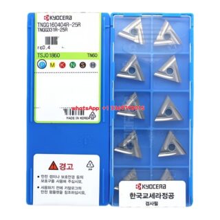 Original Kyocera TNGG160404R-25R Carbide Insert - Triangle (10 PCS) TN60 TNGG160404R-25R TN60