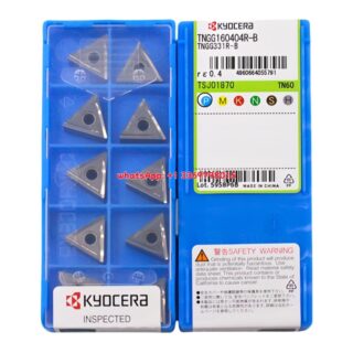 Original Kyocera TNGG160404R-B Carbide Insert - Triangle (10 PCS) TN60 TNGG160404R-B TN60
