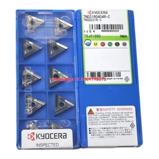 Original Kyocera TNGG160404R-C TN620 Carbide Turning Insert - Triangle | Steel (10 PCS)