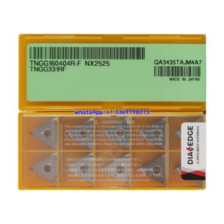 Original Mitsubishi TNGG160404R-F NX2525 Carbide Insert - Triangle | Steel (10 PCS)