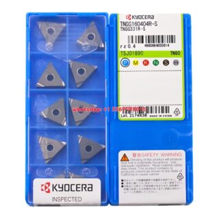 Original Kyocera TNGG160404R-S Carbide Insert - Triangle (10 PCS) TN60 TNGG160404R-S TN60