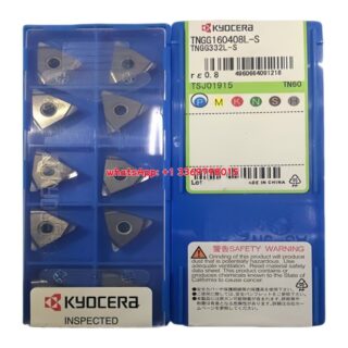 Original Kyocera TNGG160408R-C TN620 Carbide Turning Insert - Triangle | Steel (10 PCS)