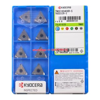 Original Kyocera TNGG160408R-S Carbide Insert - Triangle (10 PCS) TN60 TNGG160408R-S TN60