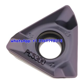 Original Korloy TNKT160608PESR-MM PC5300 Carbide Turning Insert - Triangle | Steel (10 PCS)