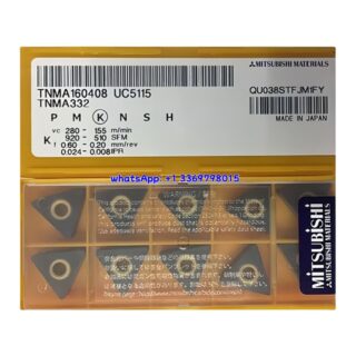 Original Mitsubishi TNMA160408 UC5115 Carbide Insert - Triangle | Cast Iron (10 PCS)