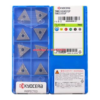 Original Kyocera TNMG160402-GP Carbide Insert - Triangle (10 PCS) TN60 TNMG160402-GP TN60