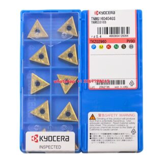 Original Kyocera TNMG160404-GS Carbide Insert - Triangle (10 PCS) PV90 TNMG160404-GS PV90
