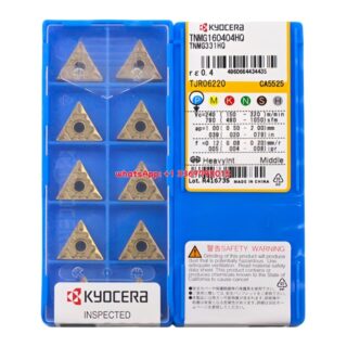 Original Kyocera TNMG160404-HQ CA5525 Carbide Insert - Triangle | Steel (10 PCS)