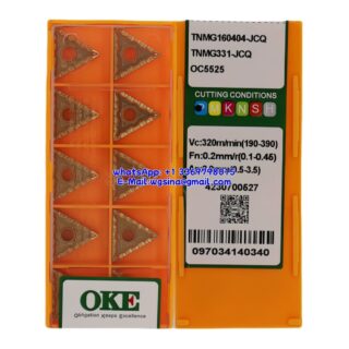 Original OKE TNMG160404-JCQ OC5525 Carbide Insert - Triangle (10 PCS)
