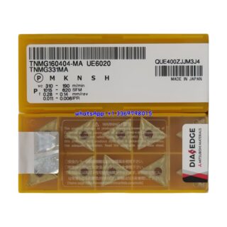 Original Mitsubishi TNMG160404-MA UE6020 Carbide Insert - Triangle (10 PCS)
