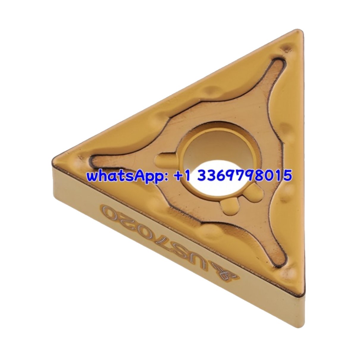 Original Mitsubishi TNMG160404-MA US7020 Carbide Insert - Triangle (10 PCS)