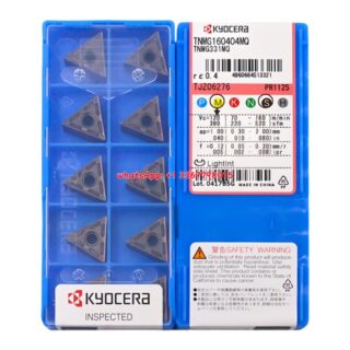 Original Kyocera TNMG160404-MQ PR1125 Carbide Insert - Triangle (10 PCS)