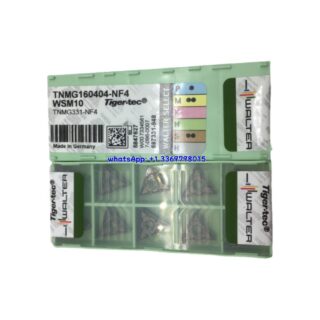 Original Walter TNMG160404-NF4 Carbide Turning Insert - Triangle (10 PCS) WSM10 TNMG160404-NF4 WSM10