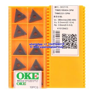 Original OKE TNMG160404-OPM OC2115 Carbide Insert - Triangle (10 PCS)