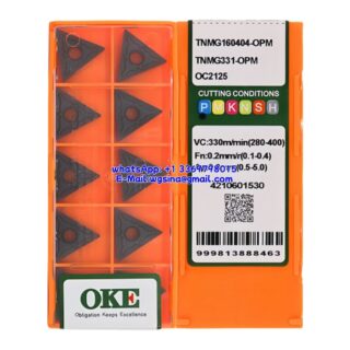 Original OKE TNMG160404-OPM OC2125 Carbide Insert - Triangle (10 PCS)