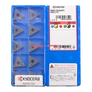 Original Kyocera TNMG160404-PS PR1125 Carbide Insert - Triangle (10 PCS)