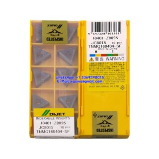 Original DIJET TNMG160404-SF JC8015 Carbide Insert - Triangle (10 PCS)