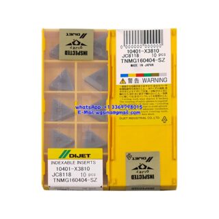 Original DIJET TNMG160404-SZ JC8118 Carbide Insert - Triangle (10 PCS)