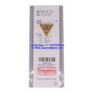 Original Tungaloy TNMG160404-TM-T9115 T9115 Carbide Insert - Triangle | Steel (10 PCS)
