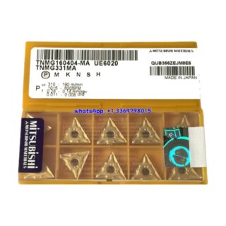 Original Mitsubishi TNMG160404 UE6020 Carbide Insert - Triangle (10 PCS)