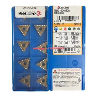 Original Kyocera TNMG160404CQ CA5525 Carbide Insert - Triangle | Steel (10 PCS)
