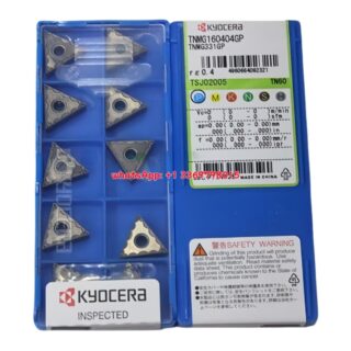 Original Kyocera TNMG160404-GP Carbide Turning Insert - Triangle (10 PCS) TN60 TNMG160404-GP TN60