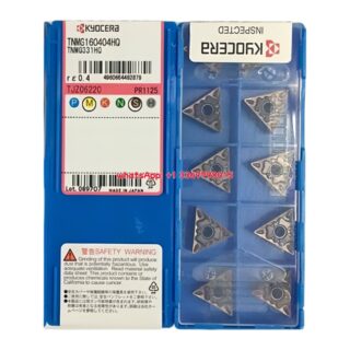 Original Kyocera TNMG160404HQ PR1125 Carbide Insert - Triangle (10 PCS)
