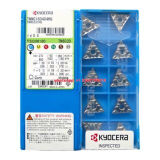 Original Kyocera TNMG160404-HQ TN6020 Carbide Turning Insert - Triangle (10 PCS)