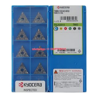 Original Kyocera TNMG160404-HQ TN620 Carbide Turning Insert - Triangle | Steel (10 PCS)