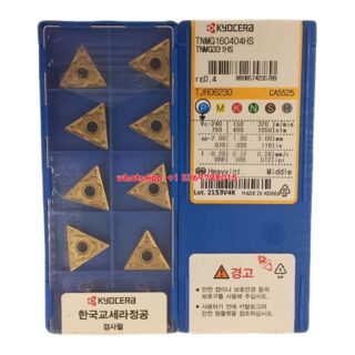 Original Kyocera TNMG160404-HS CA5525 Carbide Turning Insert - Triangle | Steel (10 PCS)