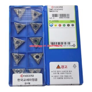 Original Kyocera TNMG160404-HS Carbide Turning Insert - Triangle (10 PCS) TN60 TNMG160404-HS TN60