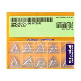 Original Mitsubishi TNMG160404L-2G NX2525 Carbide Insert - Triangle | Steel (10 PCS)