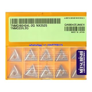 Original Mitsubishi TNMG160404L-2G NX2525 Carbide Insert - Triangle | Steel (10 PCS)