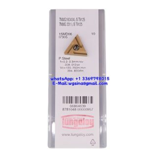 Original Tungaloy TNMG160404L-S-T9125 T9125 Carbide Insert - Triangle | Steel (10 PCS)