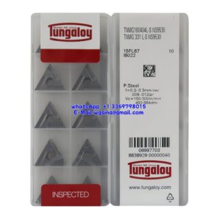 Original Tungaloy TNMG160404L-S NS9530 Carbide Insert - Triangle (10 PCS)