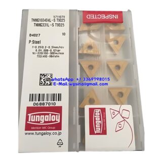 Original Tungaloy TNMG160404L-S T9025 Carbide Insert - Triangle (10 PCS)