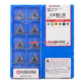 Original Kyocera TNMG160404L-ST PR1125 Carbide Insert - Triangle (10 PCS)