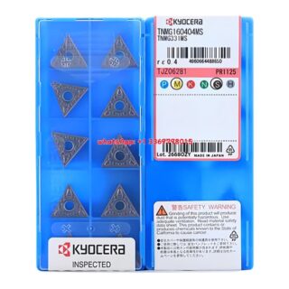 Original Kyocera TNMG160404MS PR1125 Carbide Insert - Triangle (10 PCS)