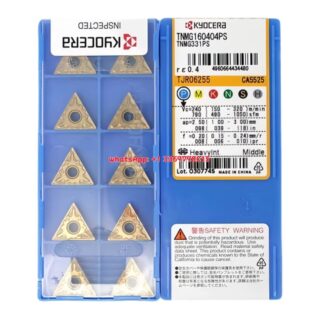 Original Kyocera TNMG160404PS CA5525 Carbide Insert - Triangle | Steel (10 PCS)