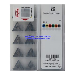 Original Tungaloy TNMG160404R-S NS530 Carbide Insert - Triangle (10 PCS)