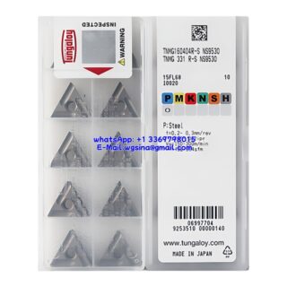 Original Tungaloy TNMG160404R-S NS9530 Carbide Insert - Triangle (10 PCS)