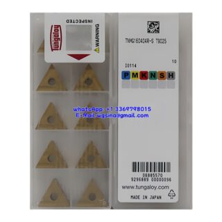Original Tungaloy TNMG160404R-S T9025 Carbide Insert - Triangle (10 PCS)