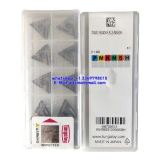 Original Tungaloy TNMG160404R-S NS530 Carbide Insert - Triangle (10 PCS) TNMG160404R-S(J) NS530