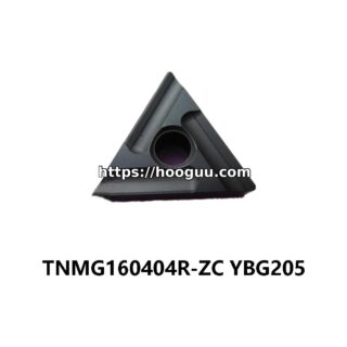 Original ZCC-CT TNMG160404R-ZC YBG205 Carbide Turning Insert - Triangle | Steel (10 PCS)