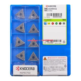 Original Kyocera TNMG160408-CQ Carbide Insert - Triangle (10 PCS) TN60 TNMG160408-CQ TN60