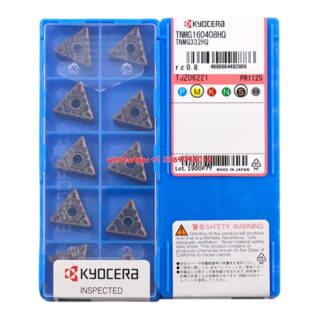 Original Kyocera TNMG160408-HQ PR1125 Carbide Insert - Triangle (10 PCS)