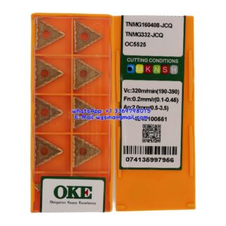 Original OKE TNMG160408-JCQ OC5525 Carbide Insert - Triangle (10 PCS)