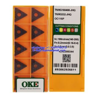 Original OKE TNMG160408-JHQ OC115P Carbide Insert - Triangle (10 PCS)