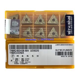 Original Mitsubishi TNMG160408-MA UE6020 Carbide Insert - Triangle | Steel & More (10 PCS)
