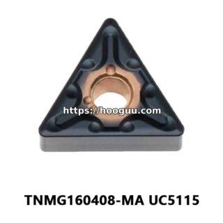 Original Mitsubishi TNMG160408-MA UC5115 Carbide Turning Insert - Triangle | Steel & More (10 PCS)